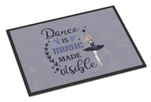 Load image into Gallery viewer, Dance is music made visible Doormat - 18x27 Decorative Floor Mat – Indoor/Outdoor Rug with Artistic Flair