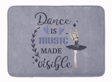 Load image into Gallery viewer, Dance is music made visible Machine Washable Memory Foam Mat