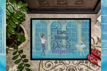 Load image into Gallery viewer, Eat Sleep Dance Repeat Doormat - 24x36 Decorative Floor Mat – Indoor/Outdoor Rug with Artistic Flair