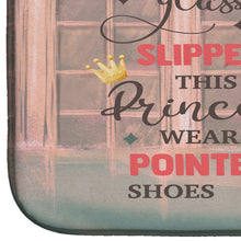 Load image into Gallery viewer, This Princess Wears Pionte Shoes Dance Dish Drying Mat – Absorbent, Artistic Kitchen Essentials