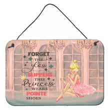 Load image into Gallery viewer, This Princess Wears Pionte Shoes Dance Wall or Door Hanging Prints