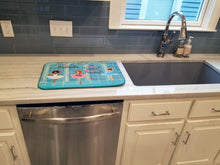 Load image into Gallery viewer, Friends that Dance together stay together Dish Drying Mat – Absorbent, Artistic Kitchen Essentials