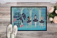Load image into Gallery viewer, Glitter Bows and Pointed Toes Dance Doormat - 24x36 Decorative Floor Mat – Indoor/Outdoor Rug with Artistic Flair