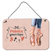 Load image into Gallery viewer, Pointe your Toes Dance Wall or Door Hanging Prints