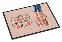 Load image into Gallery viewer, Pointe your Toes Dance Doormat - 24x36 Decorative Floor Mat – Indoor/Outdoor Rug with Artistic Flair