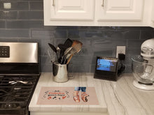 Load image into Gallery viewer, Pointe your Toes Dance Glass Cutting Boards – Durable, Decorative Kitchen Art Large