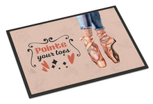 Load image into Gallery viewer, Pointe your Toes Dance Doormat - 18x27 Decorative Floor Mat – Indoor/Outdoor Rug with Artistic Flair
