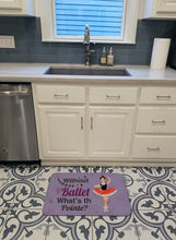 Load image into Gallery viewer, Without Ballet What's the Pointe Dance Machine Washable Memory Foam Mat