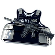 Load image into Gallery viewer, JJ-011 3D self standing Challenge Coin CBP SRT OFO Thin Blue Line