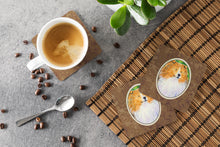 Load image into Gallery viewer, Collie Coasters - Set of 4 Lightweight Foam, Absorbent Drink Coasters