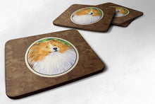 Load image into Gallery viewer, Collie Coasters - Set of 4 Lightweight Foam, Absorbent Drink Coasters