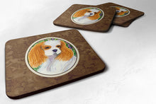 Load image into Gallery viewer, Cavalier Spaniel Coasters - Set of 4 Lightweight Foam, Absorbent Drink Coasters