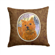 Load image into Gallery viewer, Norwich Terrier Throw Pillow - 14x14 Decorative Pillow – Art for Your Home &amp; Patio