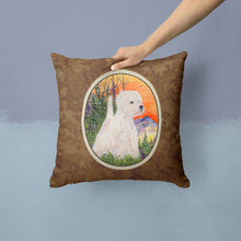 Load image into Gallery viewer, Westie Throw Pillow - 14x14 Decorative Pillow – Art for Your Home &amp; Patio