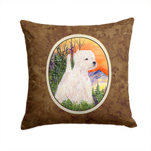 Load image into Gallery viewer, Westie Throw Pillow - 14x14 Decorative Pillow – Art for Your Home &amp; Patio
