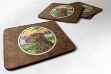 Load image into Gallery viewer, Field Spaniel Coasters - Set of 4 Lightweight Foam, Absorbent Drink Coasters