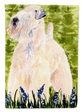 Load image into Gallery viewer, Wheaten Terrier Soft Coated Flag Canvas House Size