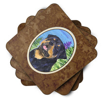 Load image into Gallery viewer, Rottweiler Coasters - Set of 4 Lightweight Foam, Absorbent Drink Coasters