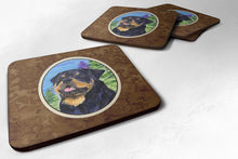 Load image into Gallery viewer, Rottweiler Coasters - Set of 4 Lightweight Foam, Absorbent Drink Coasters