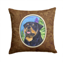 Load image into Gallery viewer, Rottweiler Throw Pillow - 14x14 Decorative Pillow – Art for Your Home &amp; Patio