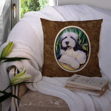 Load image into Gallery viewer, Bearded Collie Throw Pillow - 14x14 Decorative Pillow – Art for Your Home &amp; Patio