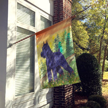Load image into Gallery viewer, Schnauzer Flag Canvas House Size