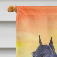 Load image into Gallery viewer, Schnauzer Flag Canvas House Size