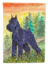 Load image into Gallery viewer, Schnauzer Flag Canvas House Size