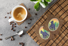 Load image into Gallery viewer, Schnauzer Coasters - Set of 4 Lightweight Foam, Absorbent Drink Coasters