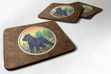 Load image into Gallery viewer, Schnauzer Coasters - Set of 4 Lightweight Foam, Absorbent Drink Coasters