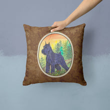 Load image into Gallery viewer, Schnauzer Throw Pillow - 14x14 Decorative Pillow – Art for Your Home &amp; Patio