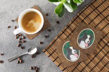 Load image into Gallery viewer, Border Collie Coasters - Set of 4 Lightweight Foam, Absorbent Drink Coasters