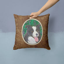 Load image into Gallery viewer, Border Collie Throw Pillow - 14x14 Decorative Pillow – Art for Your Home &amp; Patio