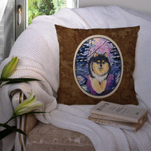 Load image into Gallery viewer, Finnish Lapphund Throw Pillow - 14x14 Decorative Pillow – Art for Your Home &amp; Patio SS1054PW1414