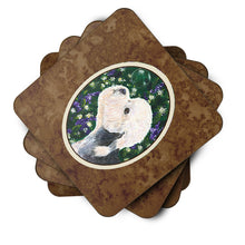 Load image into Gallery viewer, Dandie Dinmont Terrier Coasters - Set of 4 Lightweight Foam, Absorbent Drink Coasters