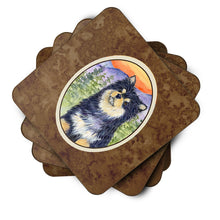 Load image into Gallery viewer, Finnish Lapphund Coasters - Set of 4 Lightweight Foam, Absorbent Drink Coasters