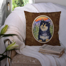 Load image into Gallery viewer, Finnish Lapphund Throw Pillow - 14x14 Decorative Pillow – Art for Your Home &amp; Patio
