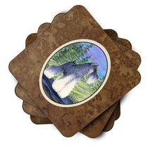 Load image into Gallery viewer, Schnauzer Coasters - Set of 4 Lightweight Foam, Absorbent Drink Coasters
