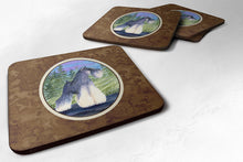 Load image into Gallery viewer, Schnauzer Coasters - Set of 4 Lightweight Foam, Absorbent Drink Coasters