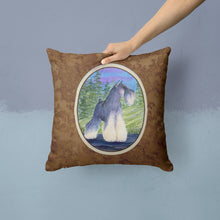 Load image into Gallery viewer, Schnauzer Throw Pillow - 14x14 Decorative Pillow – Art for Your Home &amp; Patio