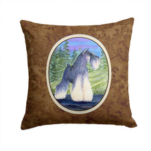 Load image into Gallery viewer, Schnauzer Throw Pillow - 14x14 Decorative Pillow – Art for Your Home &amp; Patio