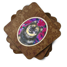 Load image into Gallery viewer, Finnish Lapphund Coasters - Set of 4 Lightweight Foam, Absorbent Drink Coasters