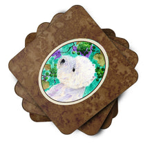 Load image into Gallery viewer, Westie Coasters - Set of 4 Lightweight Foam, Absorbent Drink Coasters