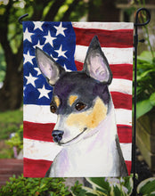 Load image into Gallery viewer, USA American Flag with Fox Terrier Garden Flag – Decorative Outdoor Yard Flag