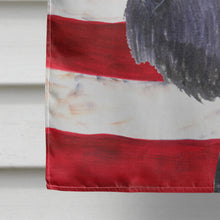 Load image into Gallery viewer, USA American Flag with Schnauzer Flag Canvas House Size