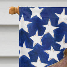 Load image into Gallery viewer, USA American Flag with Field Spaniel Flag Canvas House Size