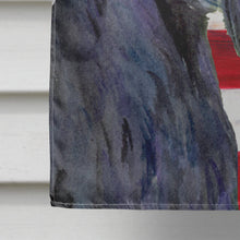 Load image into Gallery viewer, USA American Flag with Scottish Terrier Flag Canvas House Size
