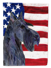 Load image into Gallery viewer, USA American Flag with Scottish Terrier Garden Flag – Decorative Outdoor Yard Flag