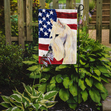 Load image into Gallery viewer, USA American Flag with Scottish Terrier Garden Flag – Decorative Outdoor Yard Flag