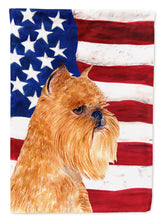 Load image into Gallery viewer, USA American Flag with Brussels Griffon Garden Flag – Decorative Outdoor Yard Flag